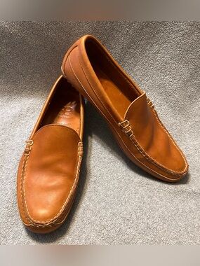 Allen Edmonds Men's Tan Leather Driving Loafers